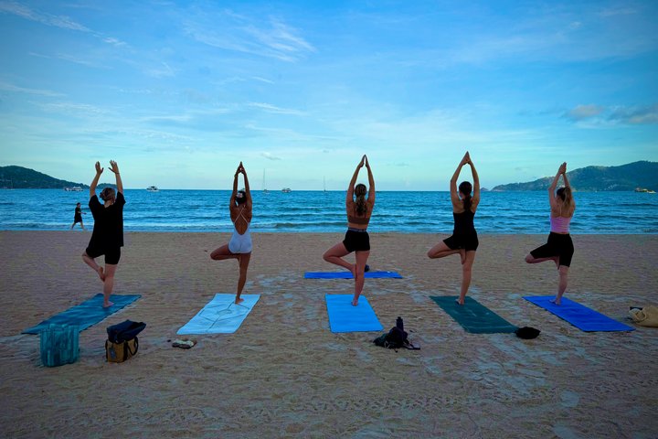 Sunrise Patong Beach Yoga