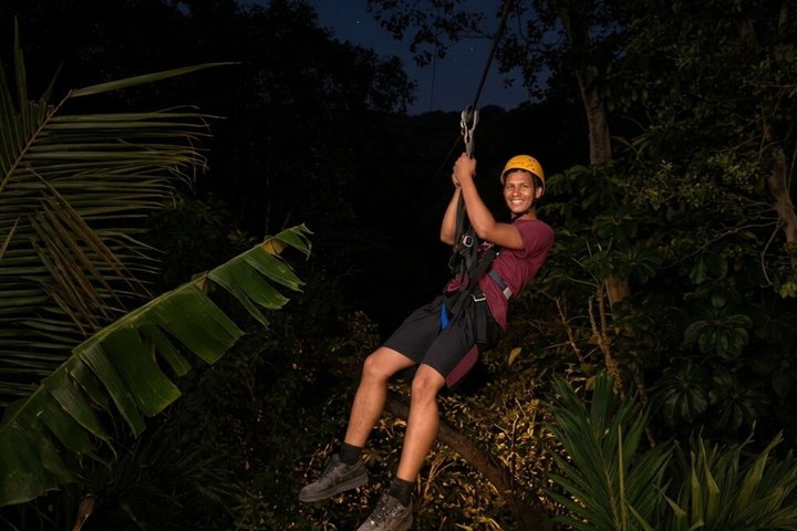 Night Zipline: 3 Zipline Adrenaline Adventure
