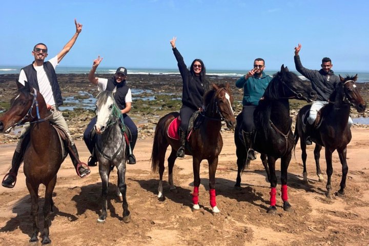 Casablanca Sunset Fun Horseback Ride on the Beach