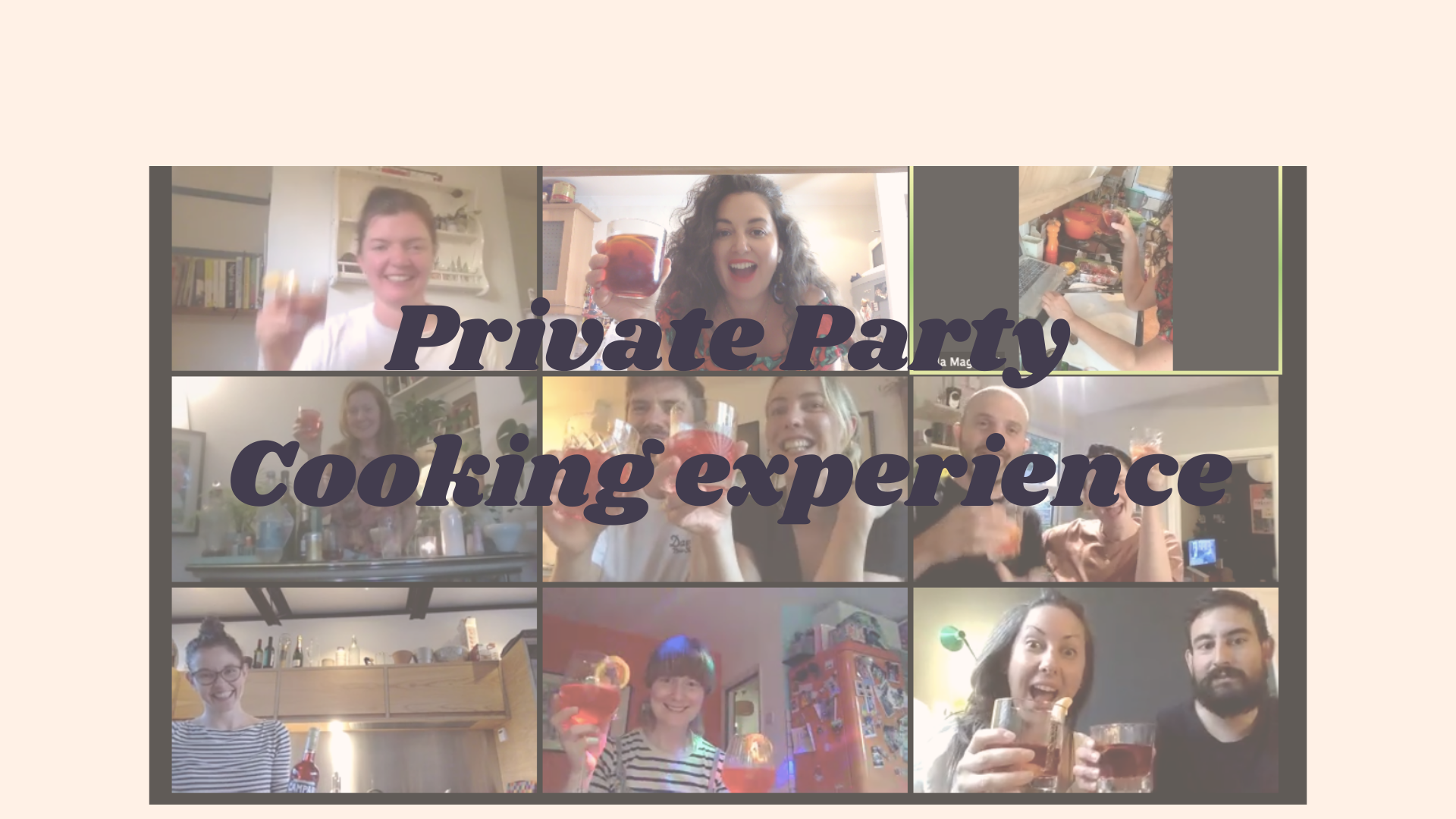 Private party cooking experience