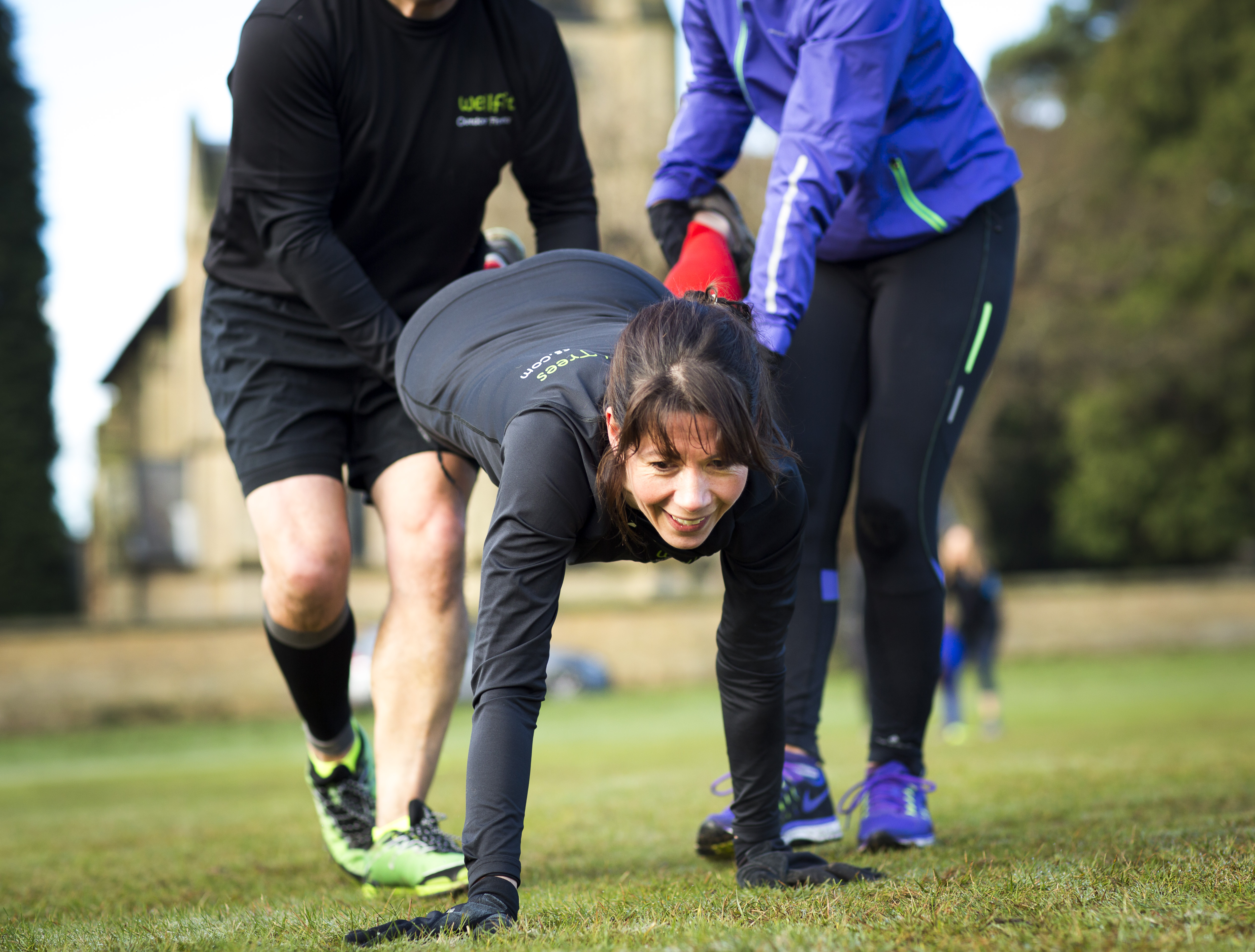 Group Outdoor Fitness Class