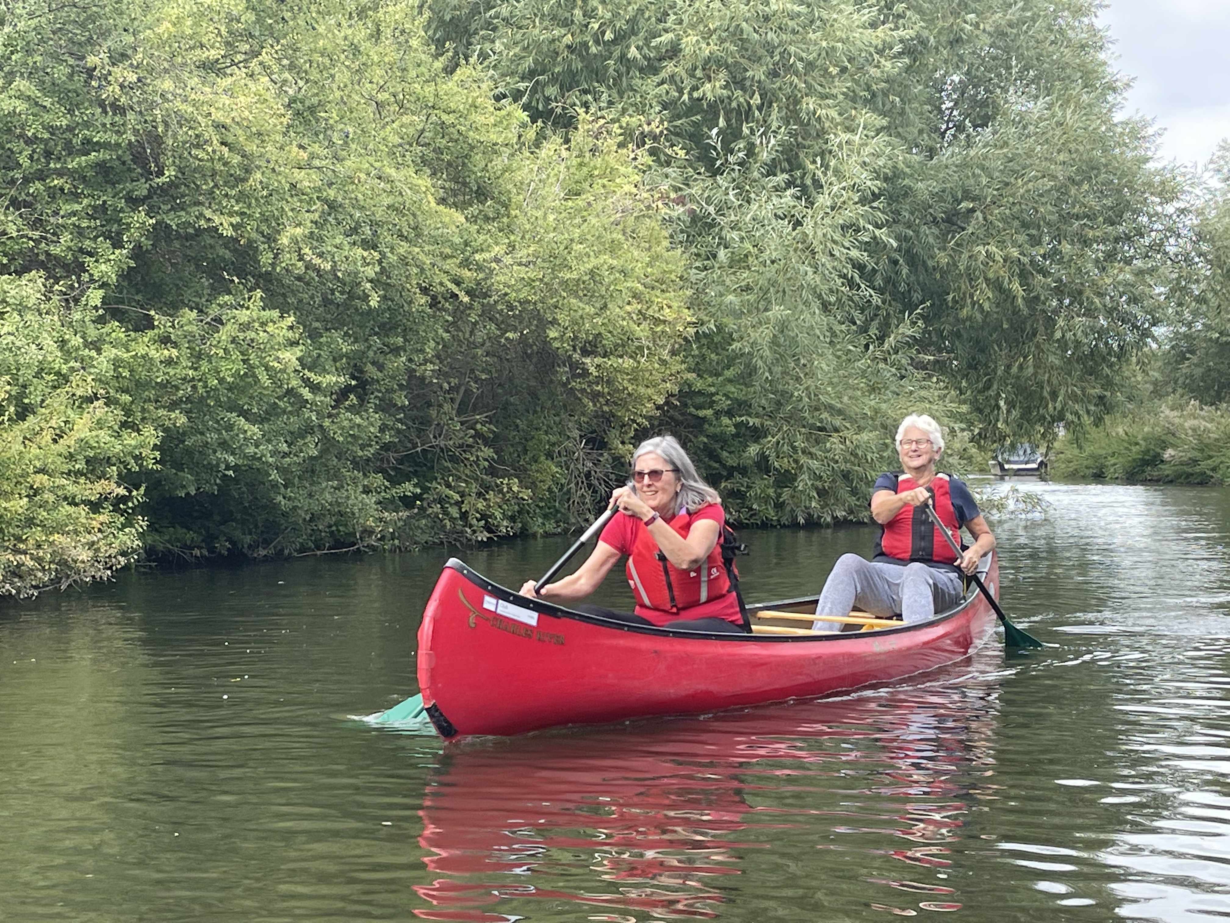 Pub Paddle In Canoes