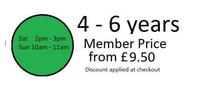 Weekend Skiing - ages 4-6 yrs beginners