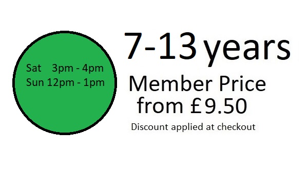 Weekend Skiing - ages 7-13 yrs beginners