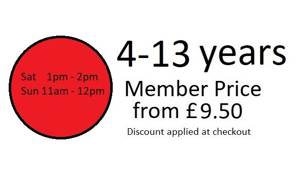 Weekend Skiing - 4-13 yrs intermediate