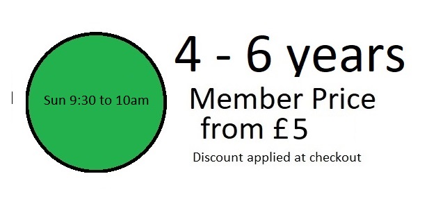 Weekend Skiing - 4-6 yrs beginners 30min