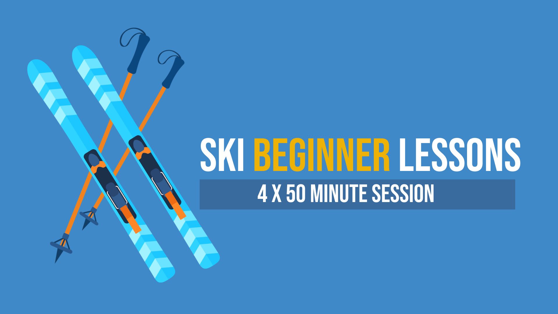 Ski Beginner Course 4 x 50 minutes