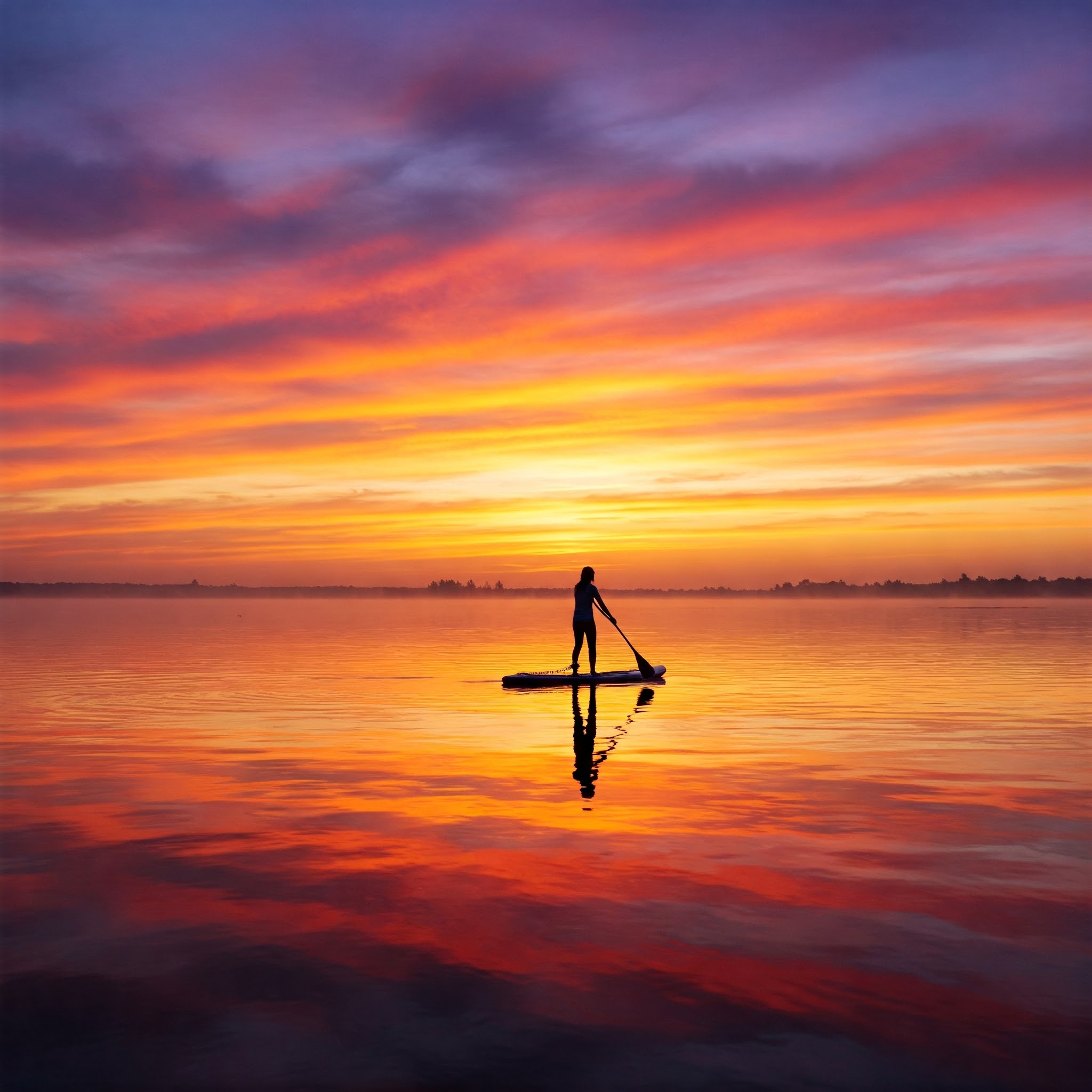 Sunrise  Paddle boarding  Islands 
