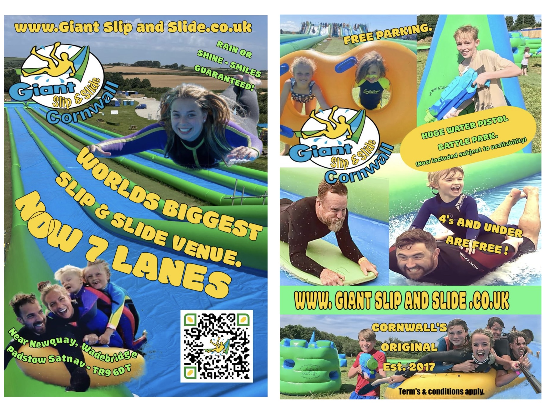 SLIP & SLIDE- 7 LANES WORLDS BIGGEST 26